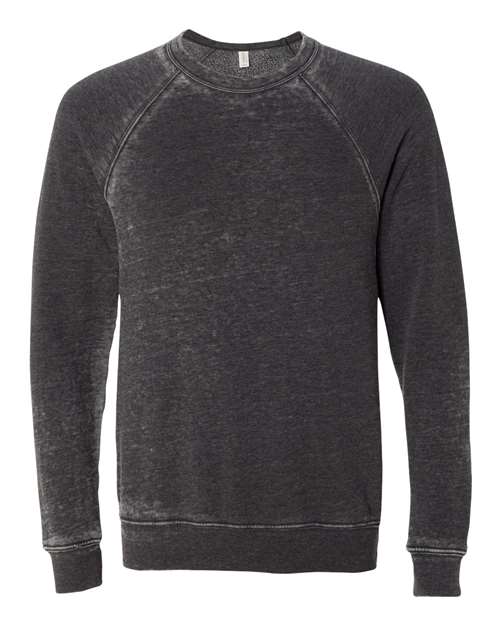 Bella + Canvas 3901 Unisex Sponge Fleece Crewneck Sweatshirt #color_GREY ACID FLEECE