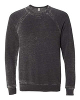 Bella + Canvas 3901 Unisex Sponge Fleece Crewneck Sweatshirt #color_GREY ACID FLEECE