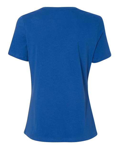 Bella + Canvas B6400 Ladies' Relaxed Jersey Short-Sleeve T-Shirt #color_TRUE ROYAL