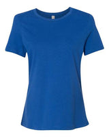 Bella + Canvas B6400 Ladies' Relaxed Jersey Short-Sleeve T-Shirt #color_TRUE ROYAL