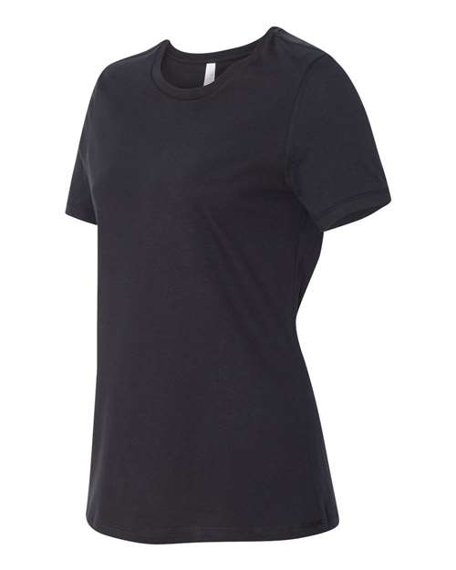 Bella + Canvas B6400 Ladies' Relaxed Jersey Short-Sleeve T-Shirt #color_VINTAGE BLACK