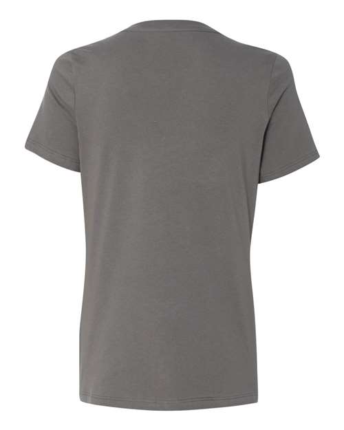 Bella + Canvas 6405 Ladies' Relaxed Jersey V-Neck T-Shirt #color_ASPHALT