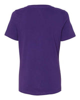 Bella + Canvas 6405 Ladies' Relaxed Jersey V-Neck T-Shirt #color_TEAM PURPLE