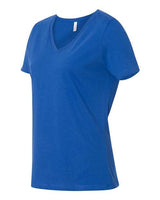Bella + Canvas 6405 Ladies' Relaxed Jersey V-Neck T-Shirt #color_TRUE ROYAL