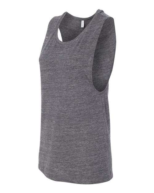 Bella + Canvas B8803 Ladies' Flowy Scoop Muscle Tank #color_ASPHALT SLUB