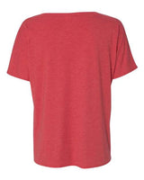 Bella + Canvas 8815 Ladies' Slouchy V-Neck T-Shirt #color_RED TRIBLEND