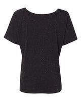 Bella + Canvas 8816 Ladies' Slouchy Scoop-Neck T-Shirt #color_BLK SPECKLED