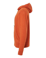 Independent Trading Co. PRM90HTZ Heathered French Terry Full-Zip Hooded Sweatshirt #color_Burnt Orange Heather