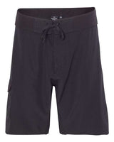 Burnside B9371 Men's Dobby Stretch Board Short #color_BLACK