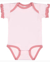 Rabbit Skins 4429 Infant Ruffle Bodysuit