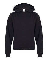 Independent Trading Co. SS4001Y Youth Midweight Hooded Sweatshirt #color_Black