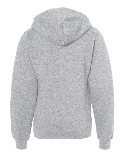 Independent Trading Co. SS4001Y Youth Midweight Hooded Sweatshirt #color_Grey Heather