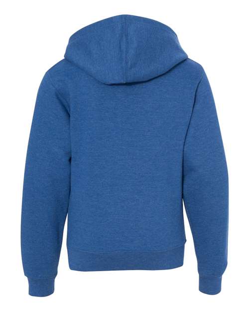 Independent Trading Co. SS4001Y Youth Midweight Hooded Sweatshirt #color_Royal Heather