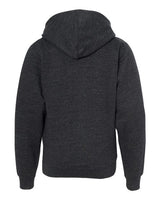 Independent Trading Co. SS4001YZ Youth Midweight Full-Zip Hooded Sweatshirt #color_Charcoal Heather