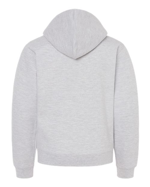 Independent Trading Co. SS4001YZ Youth Midweight Full-Zip Hooded Sweatshirt #color_Grey Heather