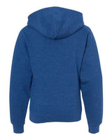 Independent Trading Co. SS4001YZ Youth Midweight Full-Zip Hooded Sweatshirt #color_Royal Heather