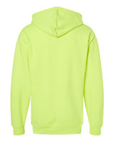 Independent Trading Co. SS4500Z Midweight Full-Zip Hooded Sweatshirt #color_Safety Yellow