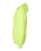 Independent Trading Co. SS4500Z Midweight Full-Zip Hooded Sweatshirt #color_Safety Yellow