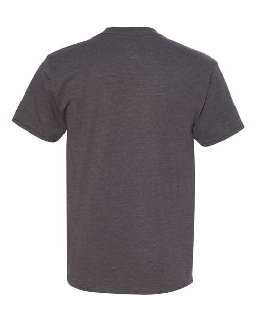 Hanes 518T Men's Tall Beefy-T #color_CHARCOAL HEATHER