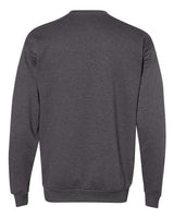 Hanes P1607 Unisex Ecosmart 50/50 Crewneck Sweatshirt #color_CHARCOAL HEATHER