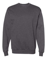 Hanes P1607 Unisex Ecosmart 50/50 Crewneck Sweatshirt #color_CHARCOAL HEATHER