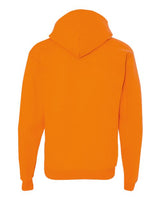 Hanes P170 Unisex Ecosmart 50/50 Pullover Hooded Sweatshirt #color_SAFETY ORANGE