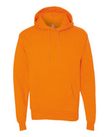 Hanes P170 Unisex Ecosmart 50/50 Pullover Hooded Sweatshirt #color_SAFETY ORANGE