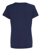 Hanes S04V Ladies' Nano-T V-Neck T-Shirt #color_NAVY
