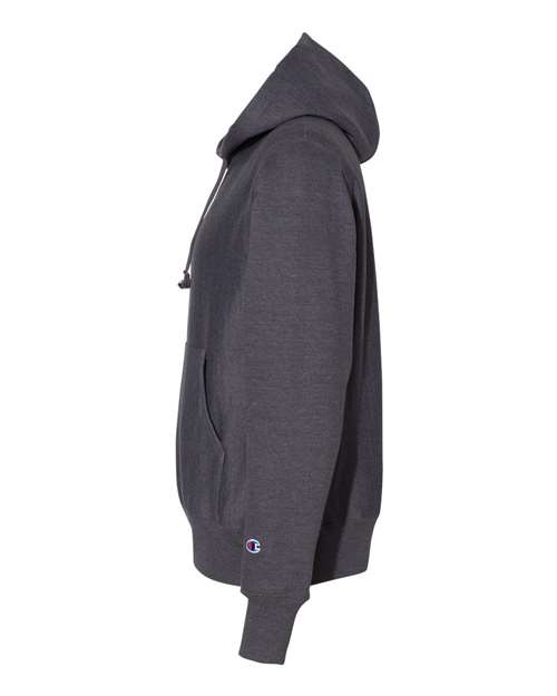 Champion S1051 Reverse Weave Pullover Hooded Sweatshirt #color_CHARCOAL HEATHER