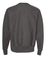 Champion S1049 Adult Reverse Weave Crew #color_CHARCOAL HEATHER