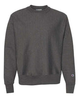 Champion S1049 Adult Reverse Weave Crew #color_CHARCOAL HEATHER