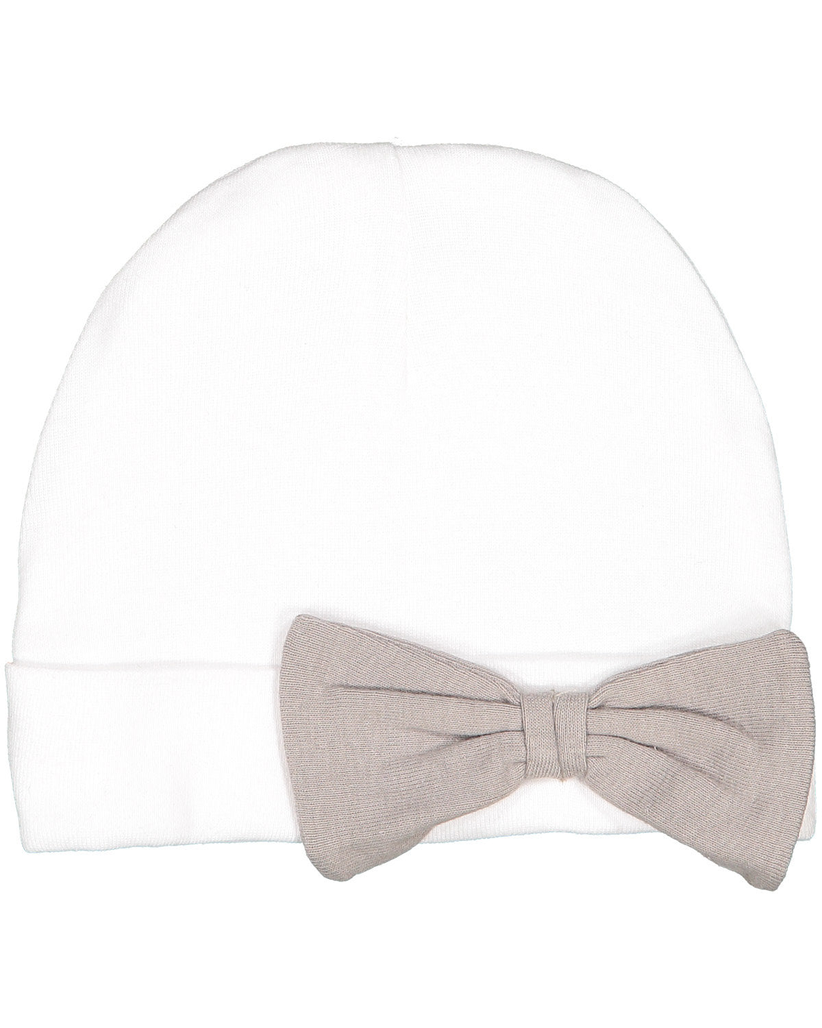 Rabbit Skins 4453 Infant Baby Rib Bow Cap