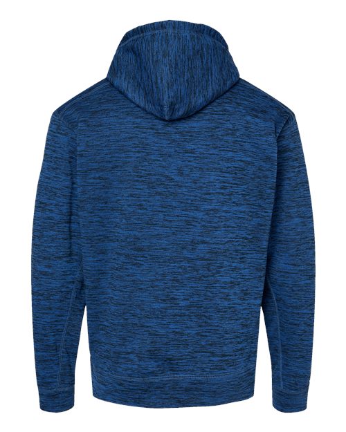 J America JA8613 Adult Cosmic Poly Fleece Hooded Sweatshirt #color_ROYAL FLECK
