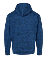 J America JA8613 Adult Cosmic Poly Fleece Hooded Sweatshirt #color_ROYAL FLECK