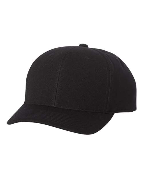 Flexfit 110P Cool & Dry Mini Piqu Cap #color_BLACK
