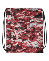 Liberty Bags 8881 Boston Drawstring Backpack #color_DIGIAL CAMO RED