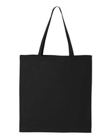 Liberty Bags 8502 BRANSON BARGAIN CANVAS TOTE #color_BLACK
