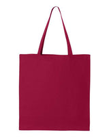 Liberty Bags 8502 BRANSON BARGAIN CANVAS TOTE #color_RED