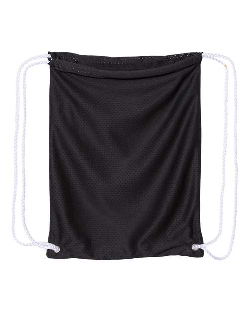 Liberty Bags 8895 Jersey Mesh Drawstring Backpack #color_BLACK