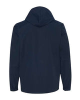 Independent Trading Co. EXP95NB Water-Resistant Hooded Windbreaker #color_Classic Navy