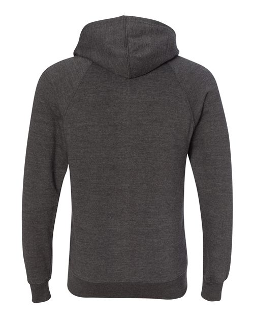 Independent Trading Co. PRM33SBZ Special Blend Raglan Full-Zip Hooded Sweatshirt #color_Carbon