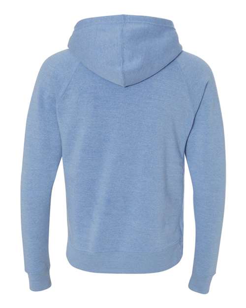 Independent Trading Co. PRM33SBZ Special Blend Raglan Full-Zip Hooded Sweatshirt #color_Pacific