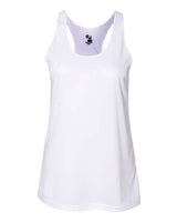 Badger 4166 Women’s B-Core Racerback Tank Top #color_White