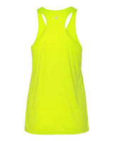 Badger 4166 Women’s B-Core Racerback Tank Top #color_Safety Yellow