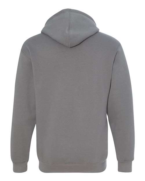 Bayside BA900 Adult  9.5oz., 80% cotton/20% polyester Full-Zip Hooded Sweatshirt #color_CHARCOAL