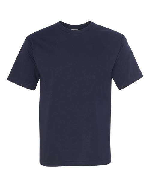 Bayside BA5040 Adult 5.4 oz., 100% Cotton T-Shirt #color_DARK NAVY