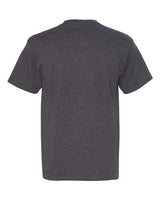 Hanes 5190P Adult Beefy-T with Pocket #color_CHARCOAL HEATHER