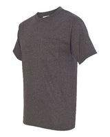 Hanes H5590 Men's Authentic-T Pocket T-Shirt #color_CHARCOAL HEATHER