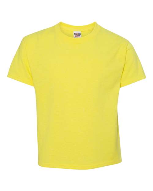 Jerzees 29B Youth DRI-POWER ACTIVE T-Shirt #color_NEON YELLOW