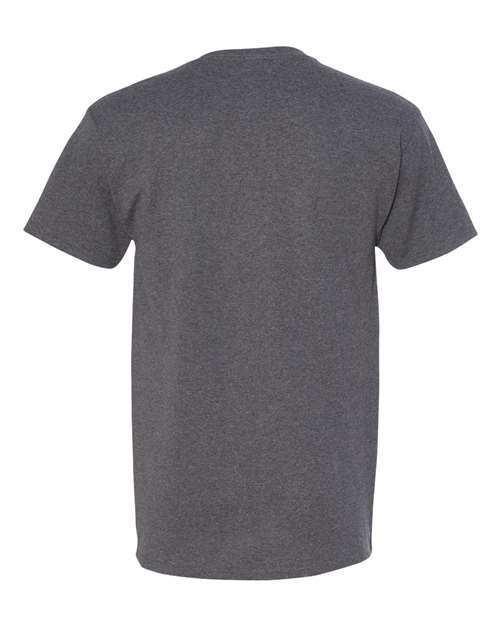 Jerzees 29P Adult DRI-POWER ACTIVE Pocket T-Shirt #color_BLACK HEATHER